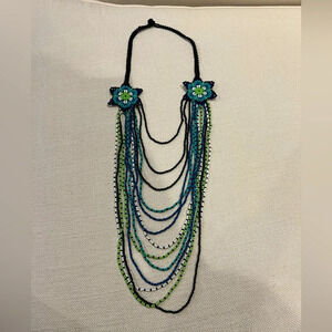 Beaded Colorful long necklace